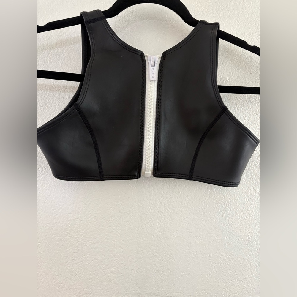 Hoaka Swimwear Black Neoprene Bikini Too Small